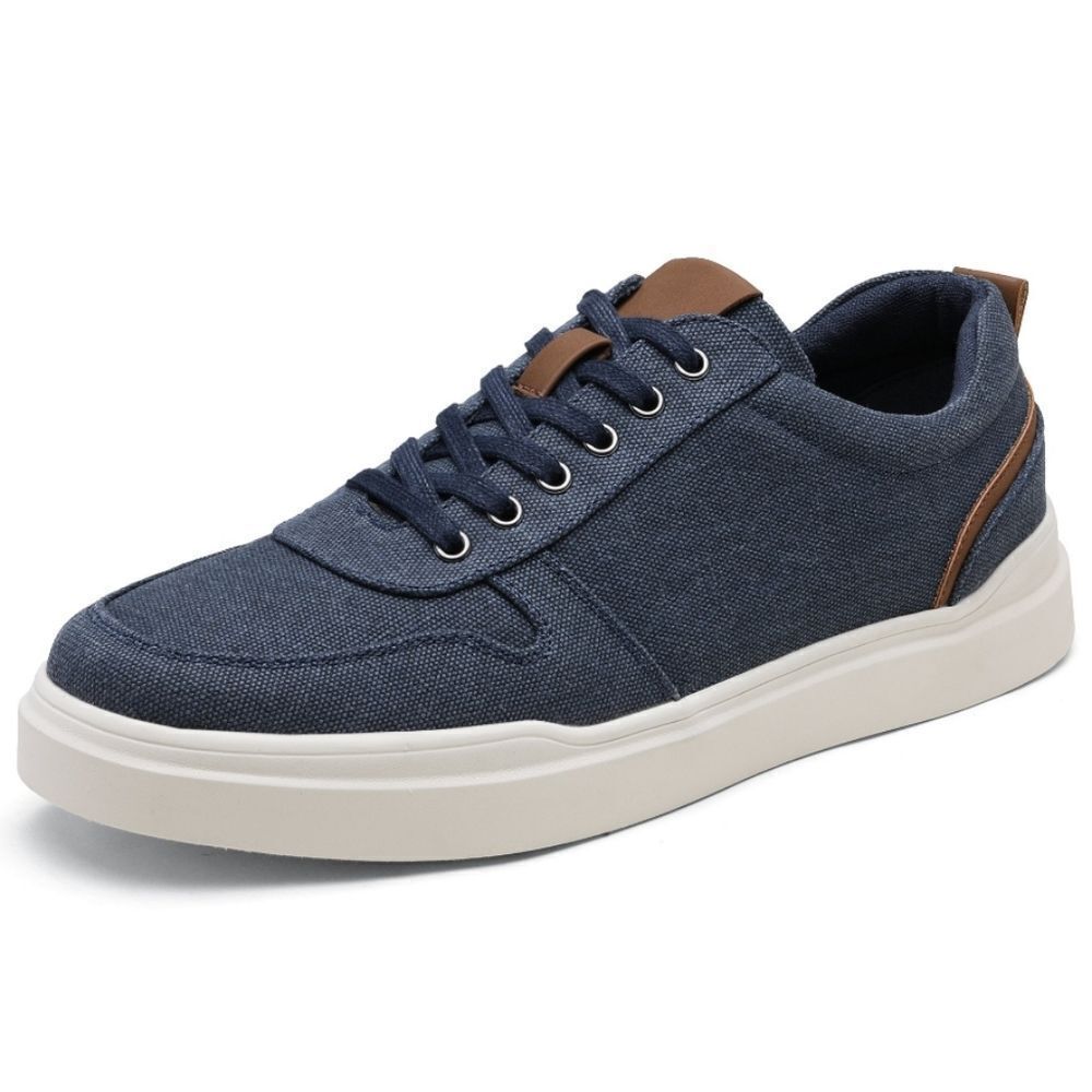 🩵NIB Bruno Marc Blue Canvas Skate Sneakers Size 11